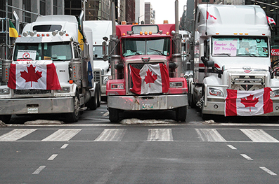 Ottawa Truck Protest : February 2022 : Personal Photo Projects : Photos : Richard Moore : Photographer